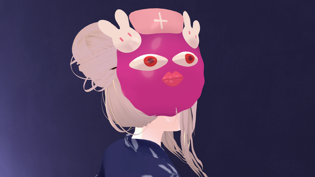 【3D・小物】お面【無料】