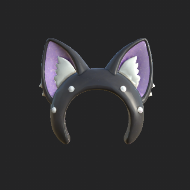ねこヘアバンド (Cat Ear Headband) 고양이 머리띠