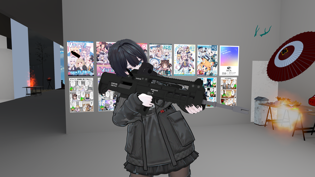 【MA対応/VRChat・発砲機能構築済み】VHS2