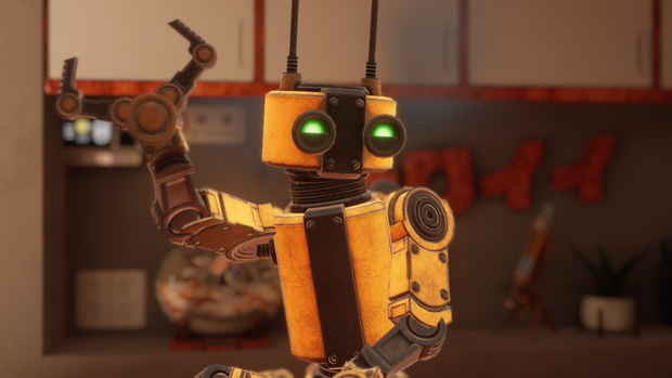 Retro Tubebot 2.0 VRchat Avatar & Game Asset