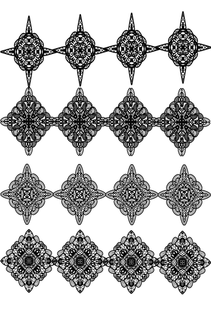 SAI2 lace brushes