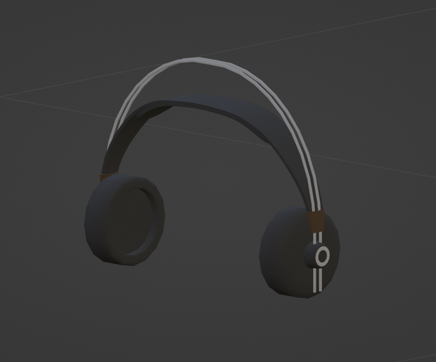 ヘッドホン 3Dモデル