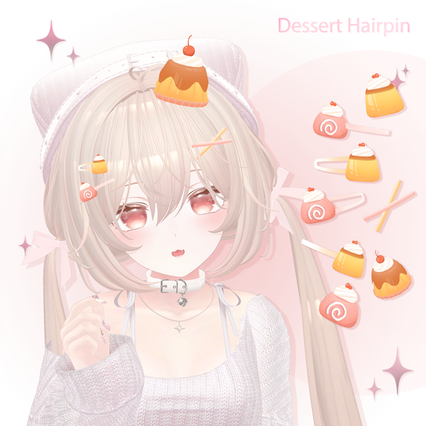 ‧₊⁺ Dessert Hairpin ‧₊⁺ 