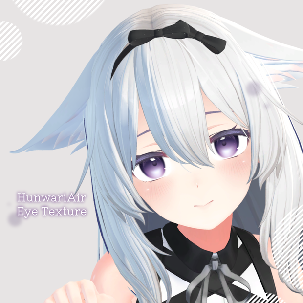 《無料版有り》HunwariAir Eye Texture Package【桔梗(Kikyo)対応】