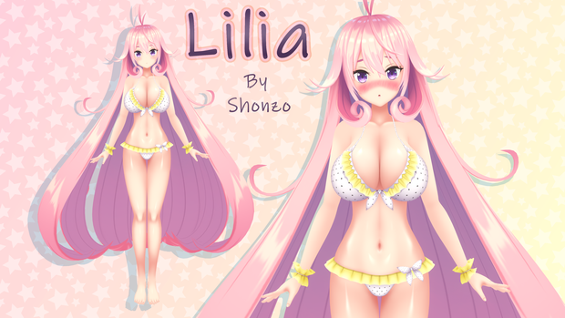 Lilia  2in1  Bikini + NSFW Base Version (Updated SDK 3.0 Poiyomi 7.3.5)