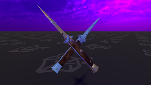 (CS2) Case Hardened Stiletto Avatar Prefab