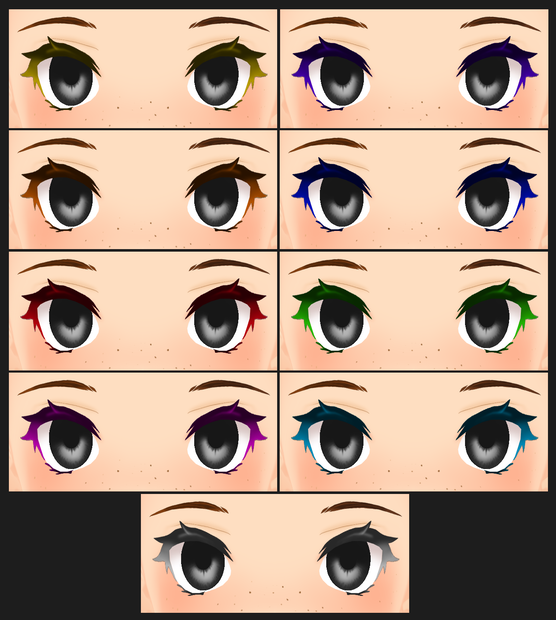 VRoid BETA -- Eyeline Textures -- FREE