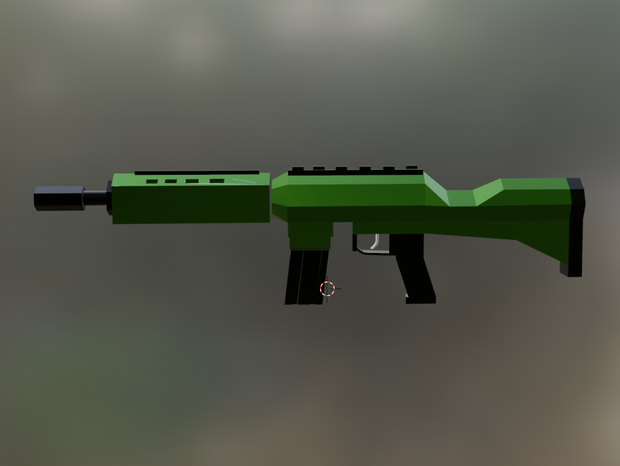 銃の3Dモデル