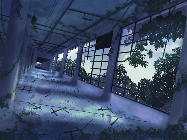 廃墟(昼夜２枚セット）