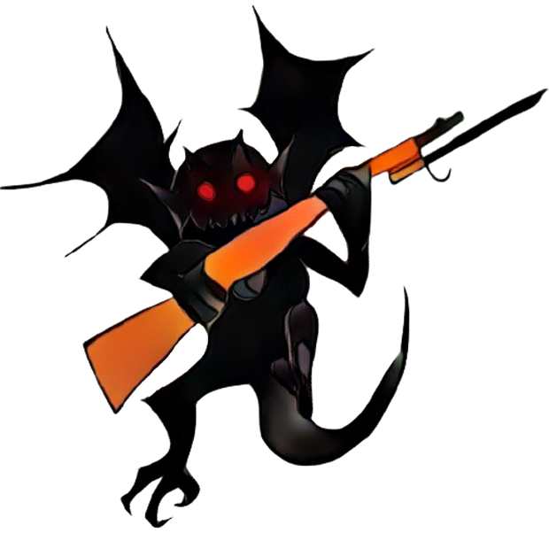 銃を持ったインプ