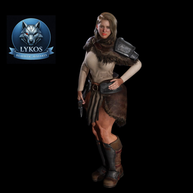 ⚔️ Helena Gladiadora — Realistic Human 3D Avatar | VRChat Ready (Unity)