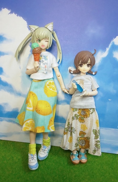 かんちゃんさま 気持ちいい デュアルビュー2wayロングスカート 