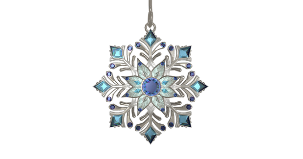 【VRChat向け】SNOW FLAKE EARRING
