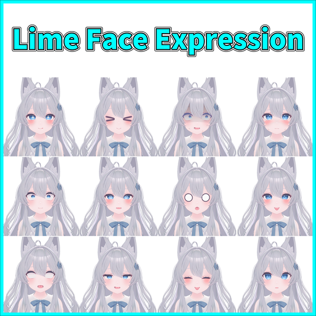 【ライム】Lime Face Expression