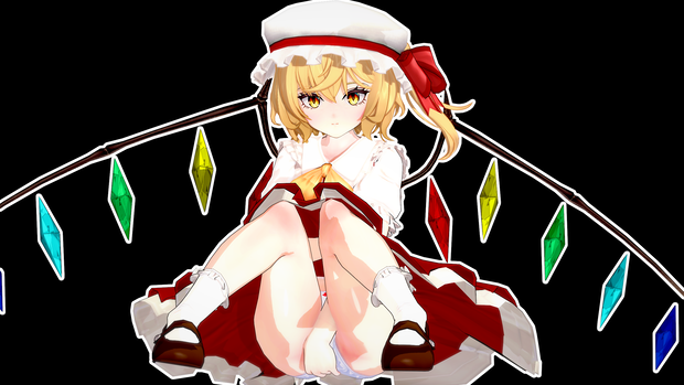 Koikatsu. Touhou.Flandre Scarlet.