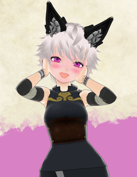 Black Wolf Ears
