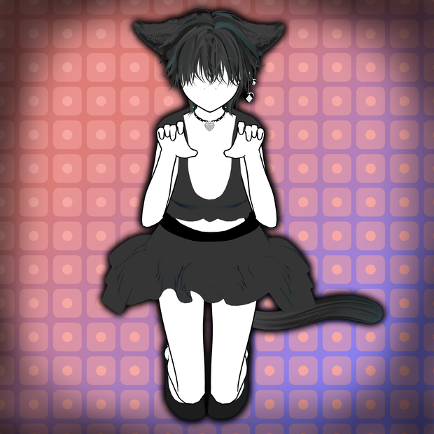 Kiss Me Kitty Set [Rigged]