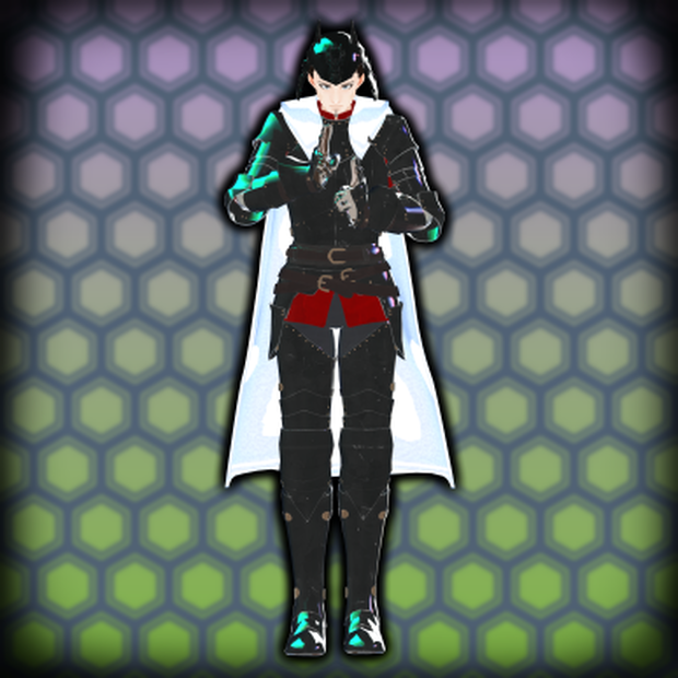 Knight Armor With Cape [Rigged and springboned]