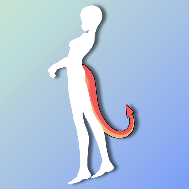 Little Demon Tail [Rigged]