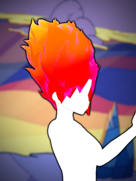 🔥Color Shifting, Rigged, Flame Hair🔥