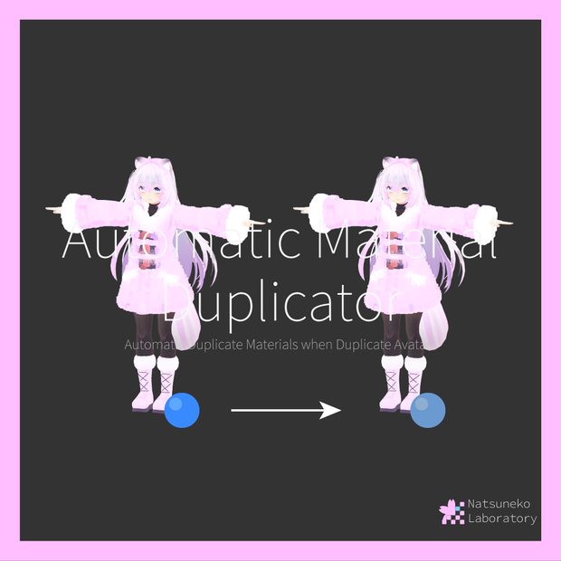 複製時の Material 自動コピー「Automatic Material Duplicator」