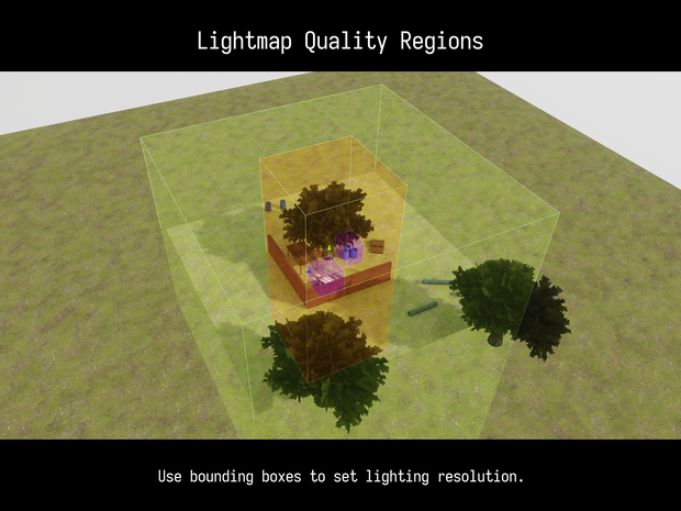 Lightmap Quality Regions