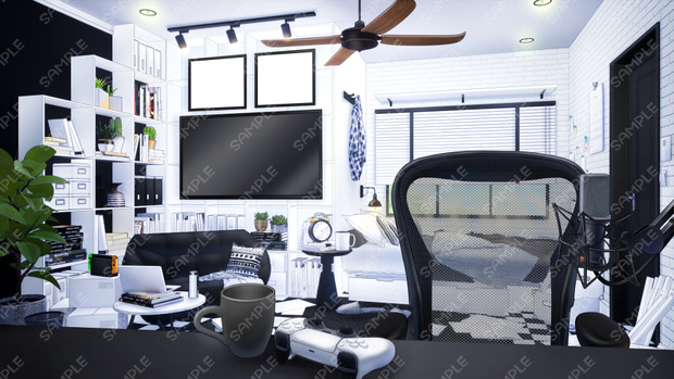 【Vtuberさん配信部屋】ゲーマーなお部屋【企画・雑談・歌枠用配信素材】