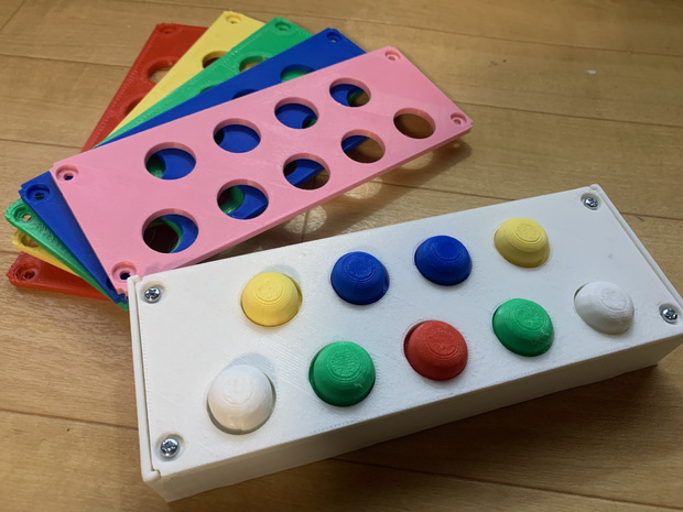 【オーダーメイド限定・pop'n music用】3Dプリンター製ミニコントローラー