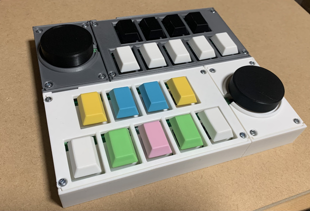 【beat+pop’n】3Dプリンター製ミニコントローラー