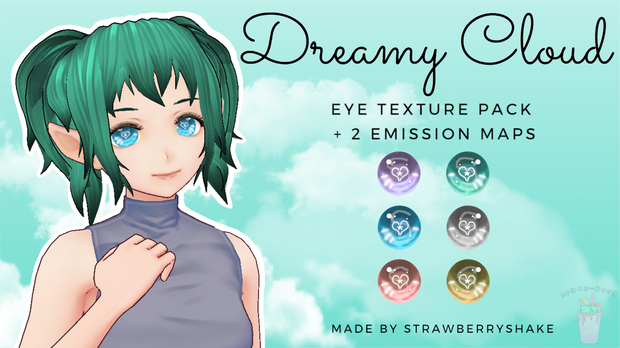 Dreamy Cloud Eye Texture