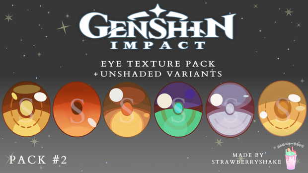 Genshin Impact Eye Pack #2