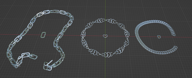 Chain Generator (Blender Geometry Nodes)