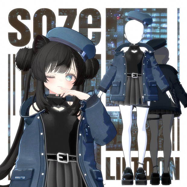 【8アバター対応】Sozo - HUKUBUKU CLOTHING / VRChat