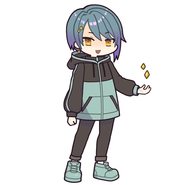 【無料】【Puppet3】デスクトップマスコット_ダイヤ