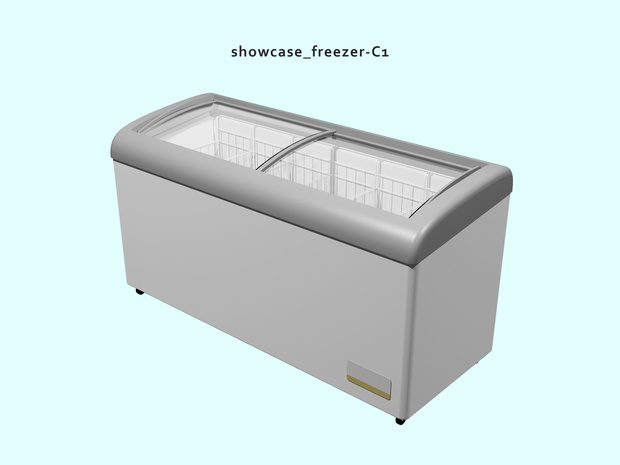 スーパーマーケット 冷凍ショーケース01
