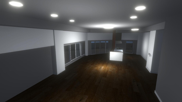 3Dモデル「マンションの部屋」※家具なし