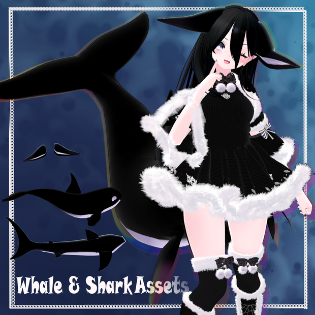 Whale and Shark Assets [[ クジラとサメ ]] |Physbone|