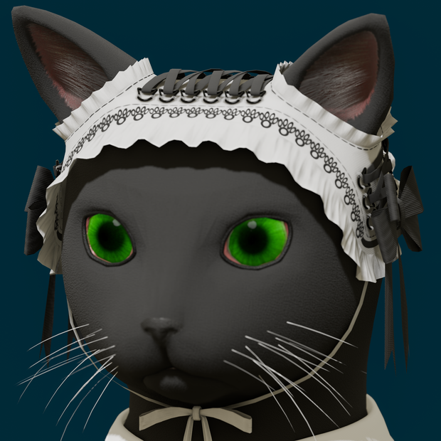 黒猫メイド　モカ