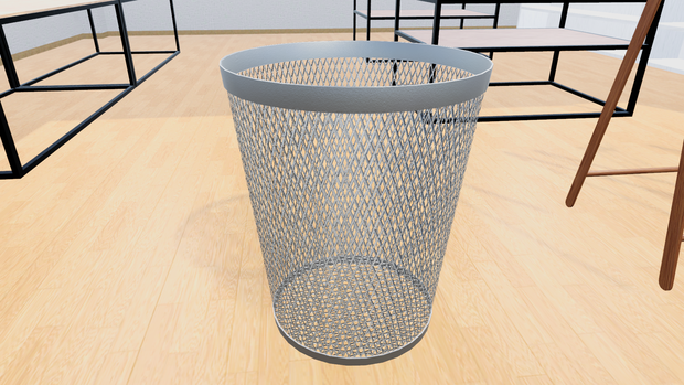 VRChat想定 ゴミ箱(メッシュ)