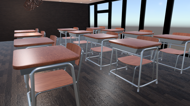 VRChat想定　学校机