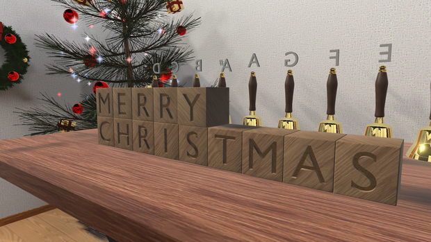 VRChat想定 クリスマスオブジェ
