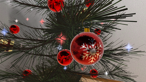 VRChat想定 クリスマスオーナメント(SnowFlake)