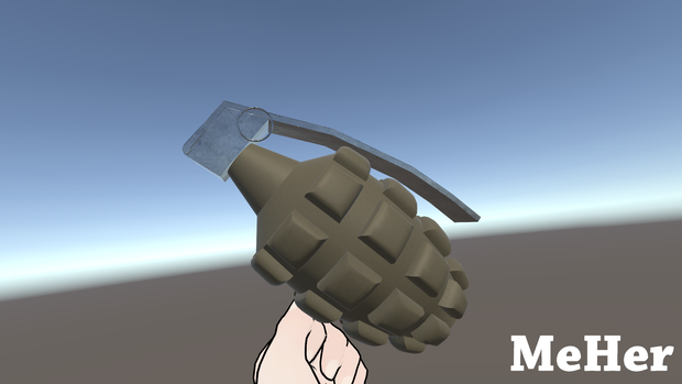 VRChat想定 手榴弾