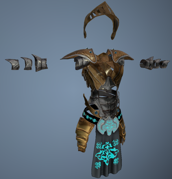 Brass armor