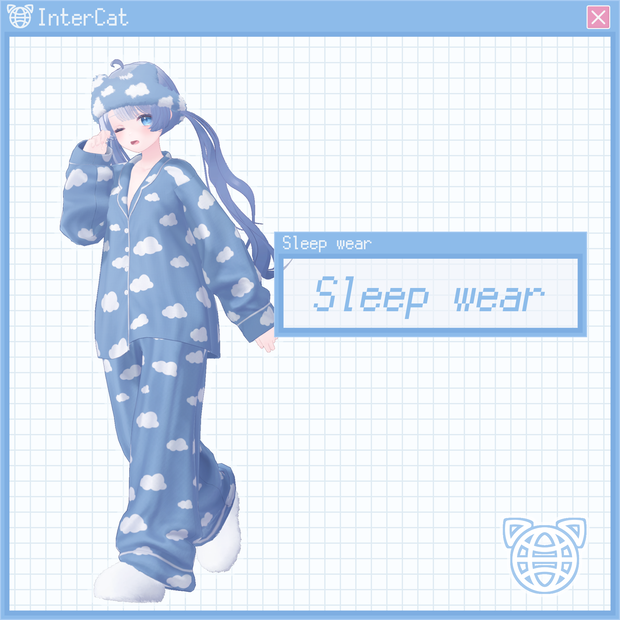 【10アバター対応】Sleep wear