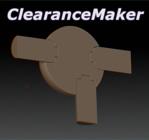 ClearanceMaker - クリアランス作成ツール（ZBrush用プラグイン）