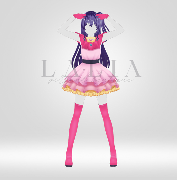 【VRoid正式版】Ai Hoshino 星野 アイ Idol Dress (推しの子)