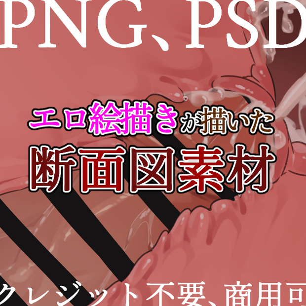 エロ絵描きが描いた断面図素材