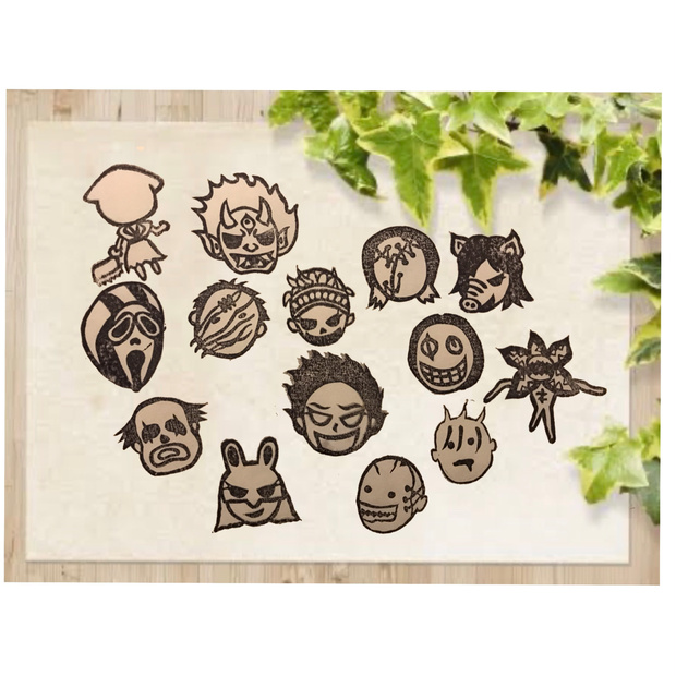 【DbD】消しゴムはんこ