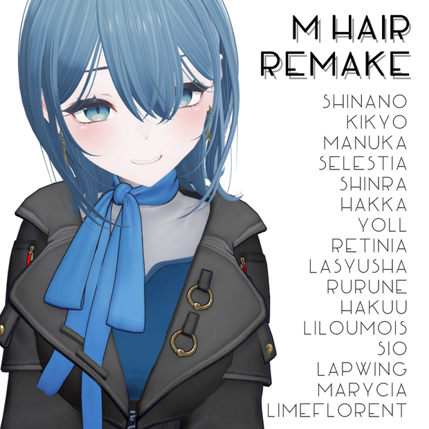 M_Hair.remake【16アバター対応】